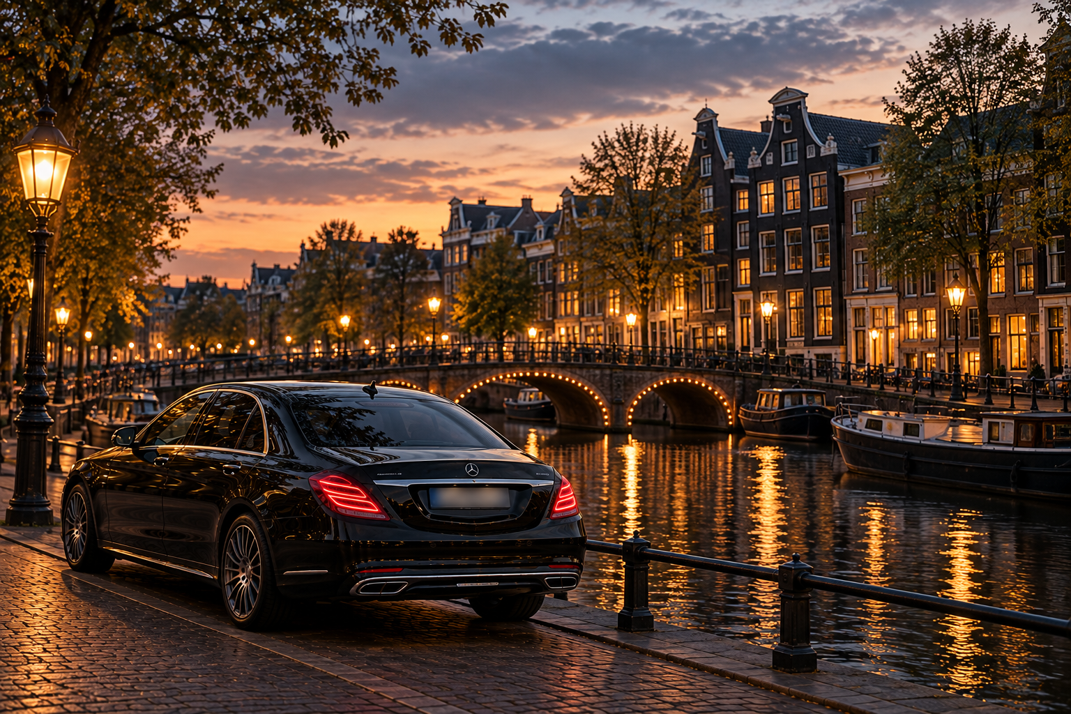 Transfert avec chauffeur entre Bruxelles et Amsterdam