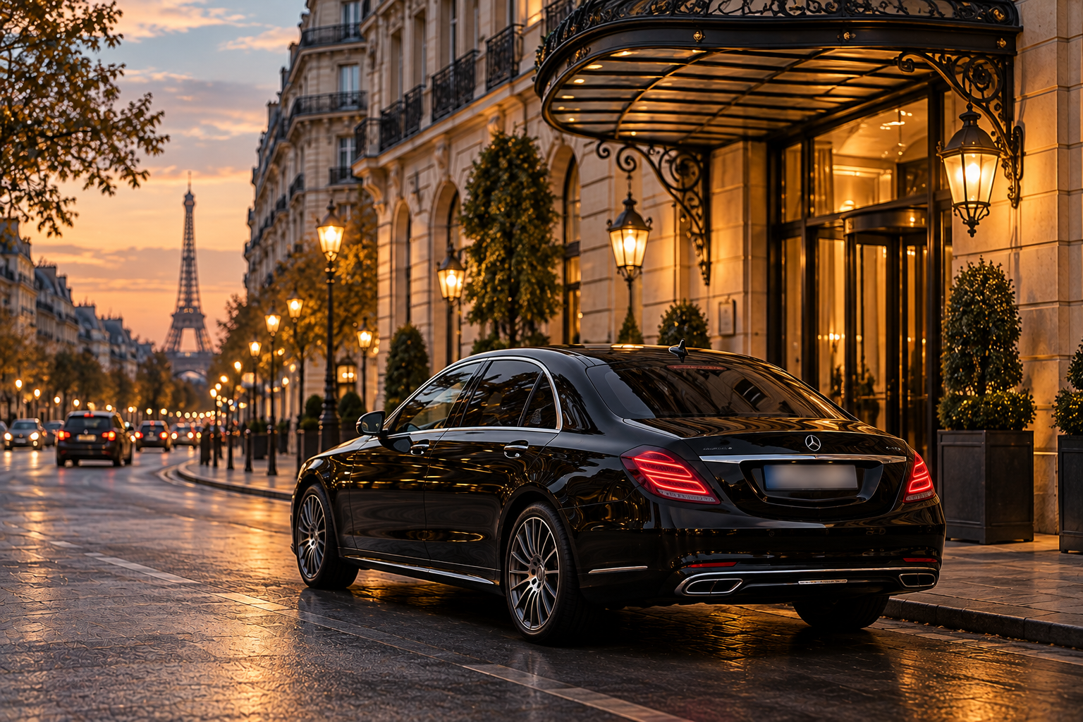 Transfert avec chauffeur entre Bruxelles et Paris